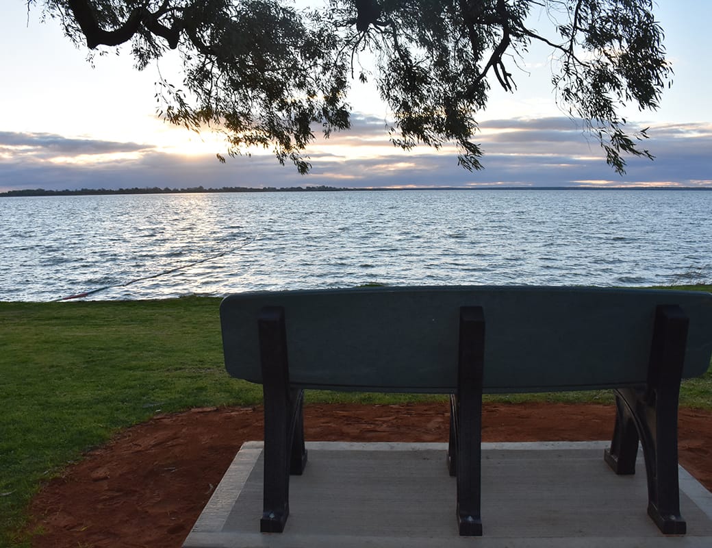 New place to sit and reflect