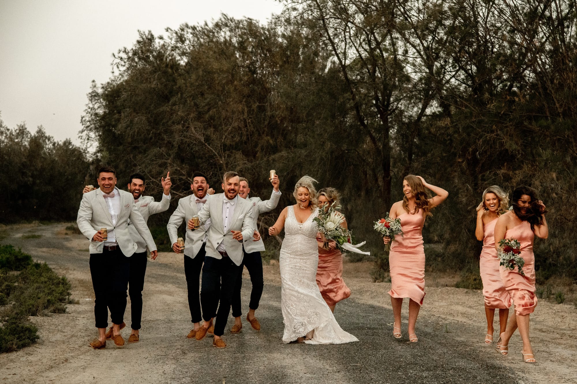Saying I do come rain, hail or shine