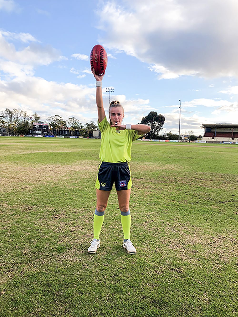 Kayla steps up to the big time