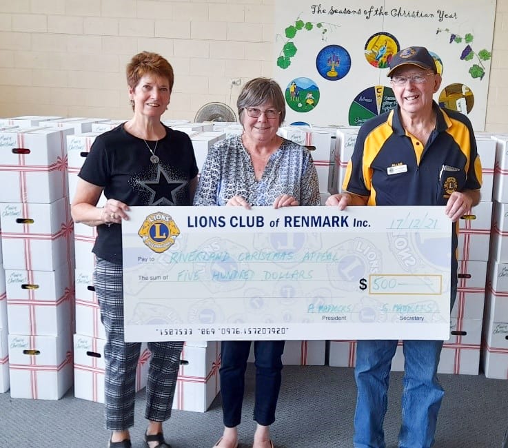 Lions’ donations to bring Christmas cheer