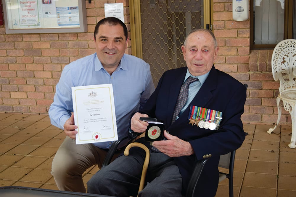 Local WWII veterans honoured