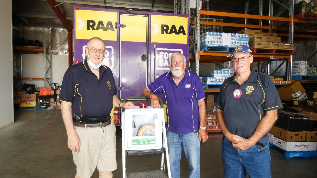 Life-saving equipment for local organisations