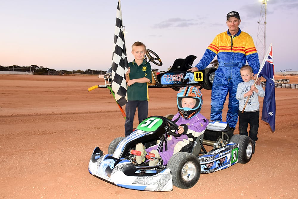 Lights, karts, action