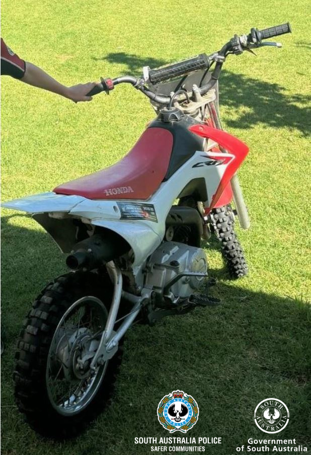 Quad bike stolen in Cadell last month