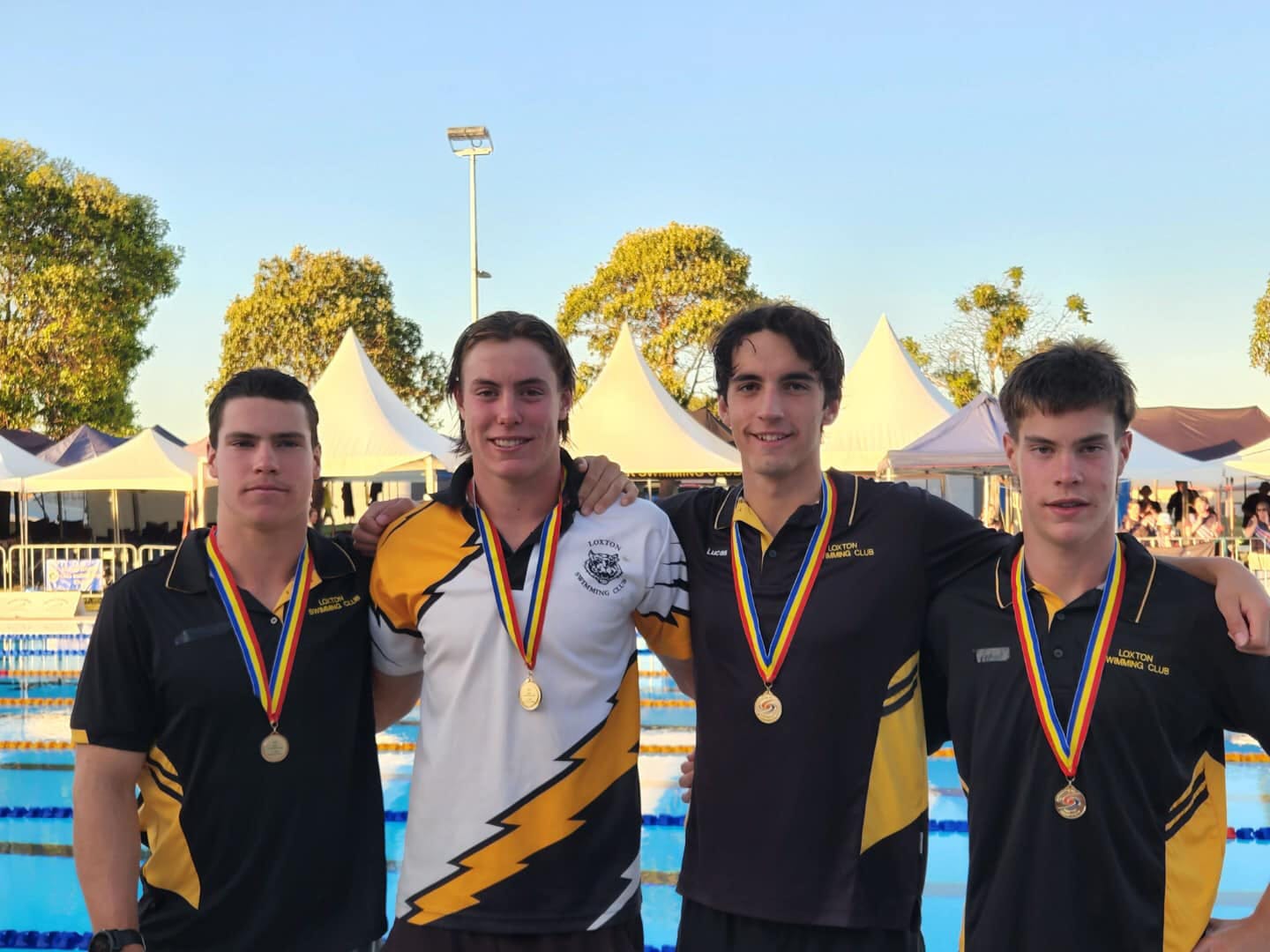 Young Riverlanders making a splash