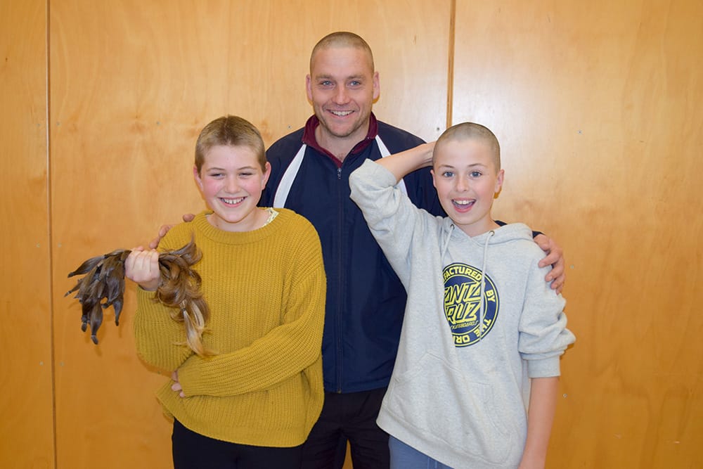 Brave shavers raise almost $4000