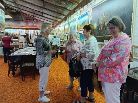 Renmark Ladies Probus tours Frank Harding gallery