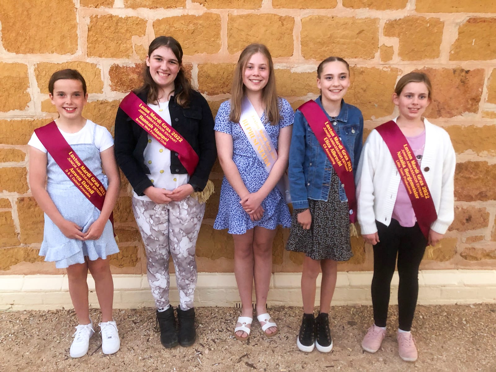 Junior Mardi Gras entrants