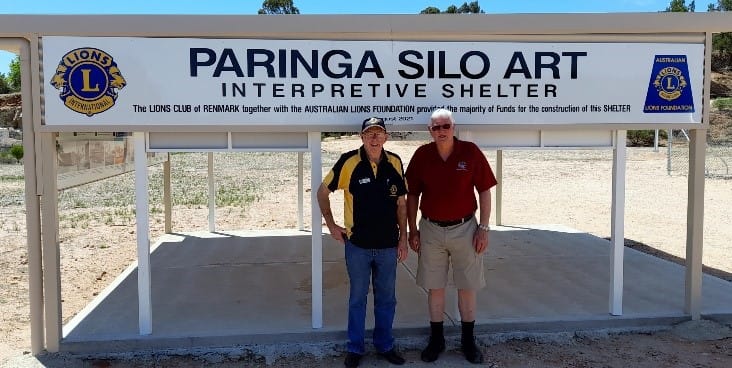 New sign at silo shelter