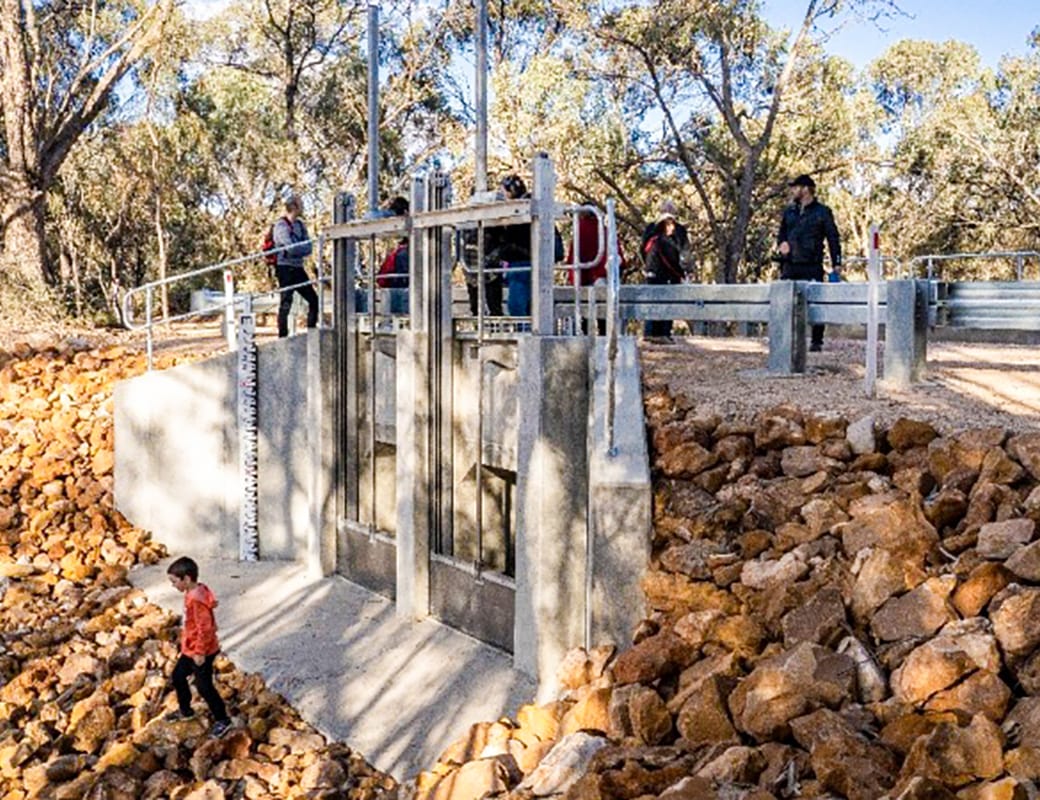 Paringa Paddock watering a community achievement