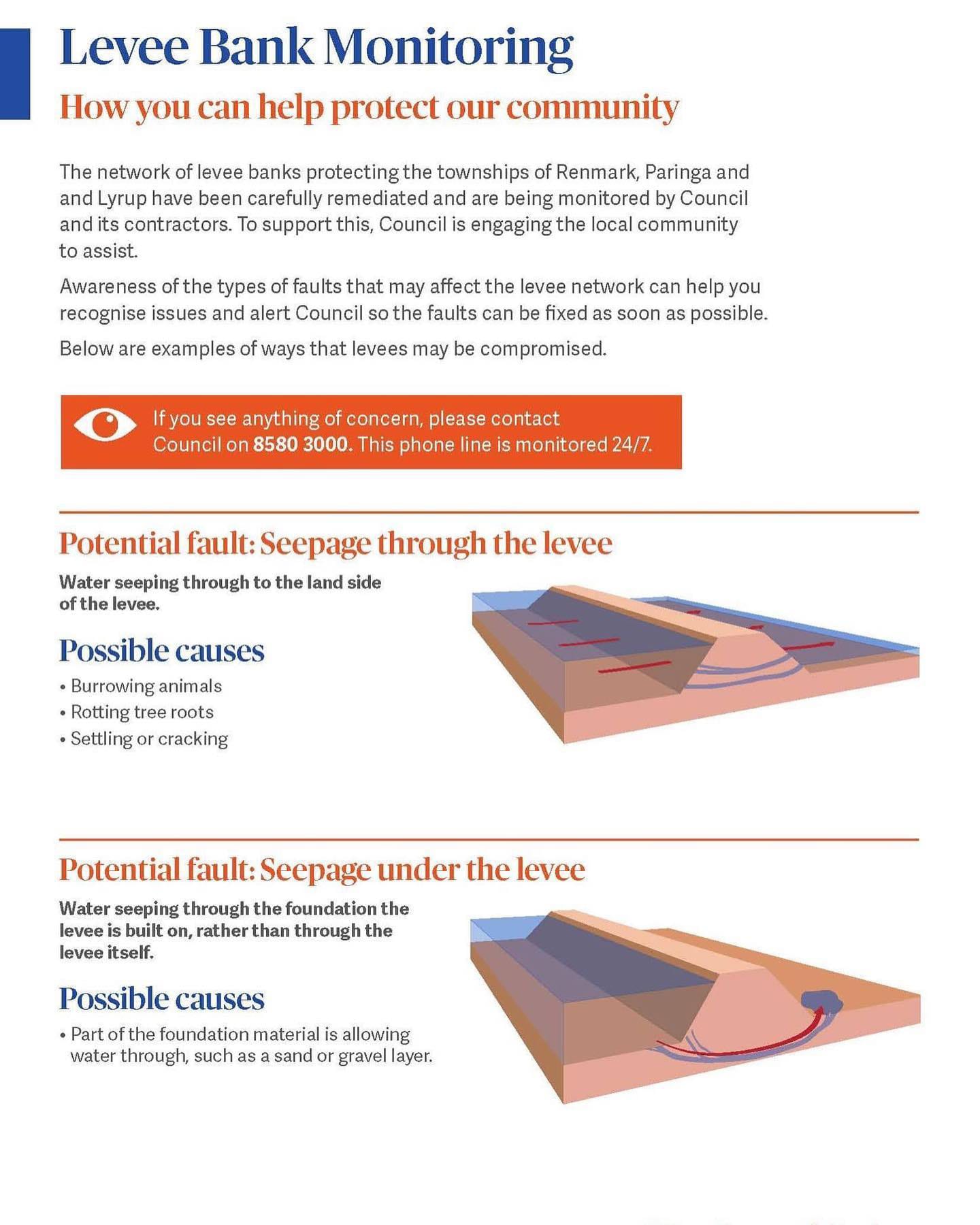 New tool for levee fault reporting