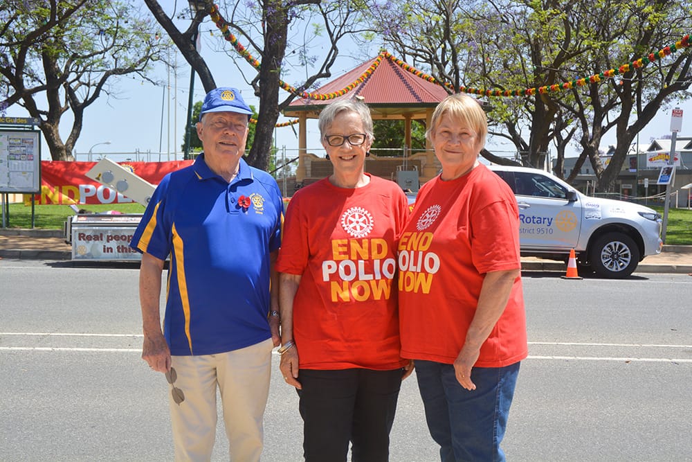 Local Rotarians stay on their polio mission