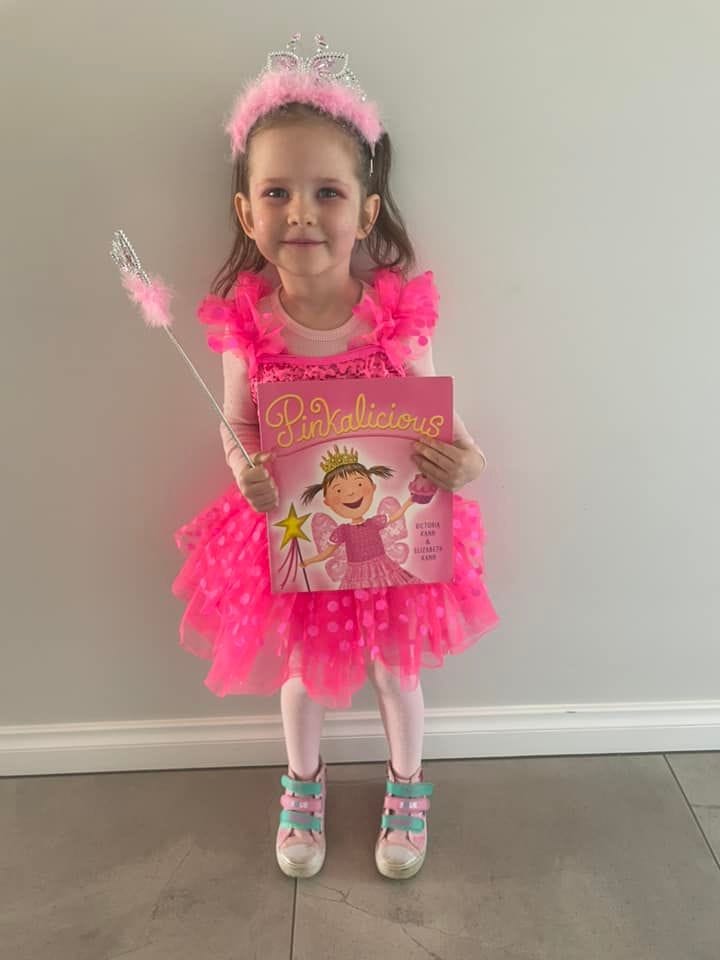 Renmark West Preschool's Elyse Watson, 4, as Pinkalicious.