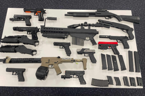 Riverland men arrested over Paisley firearms offences