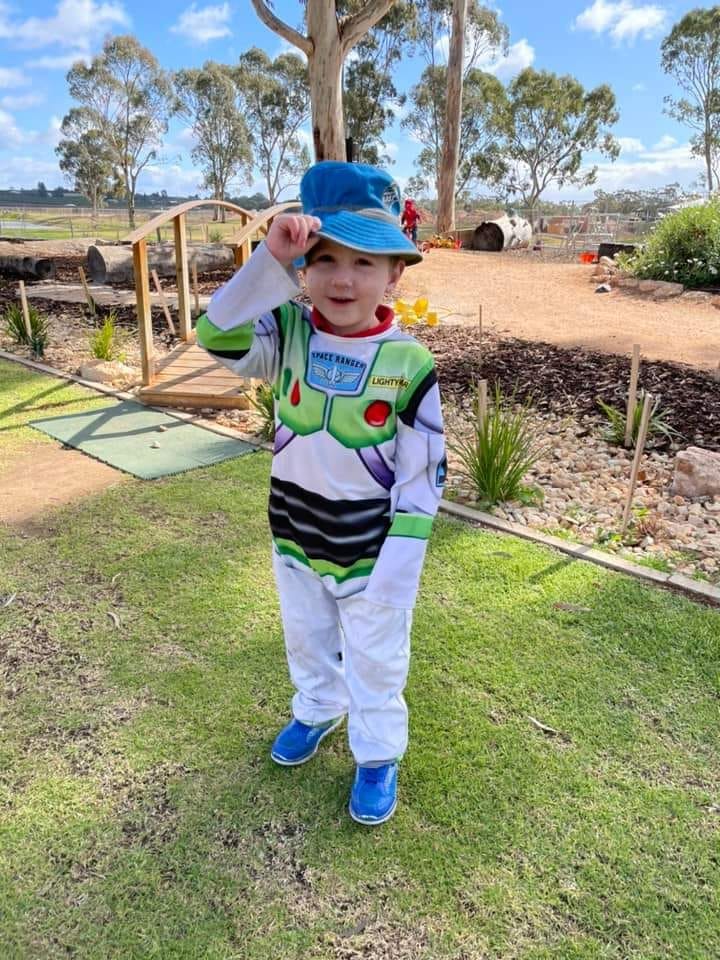 Waikerie Children's Centre's Jackson Black, 5, as Buzz Lightyear.