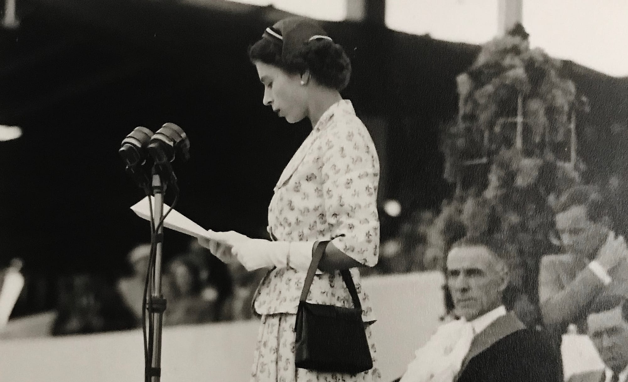 When Her Majesty visited us