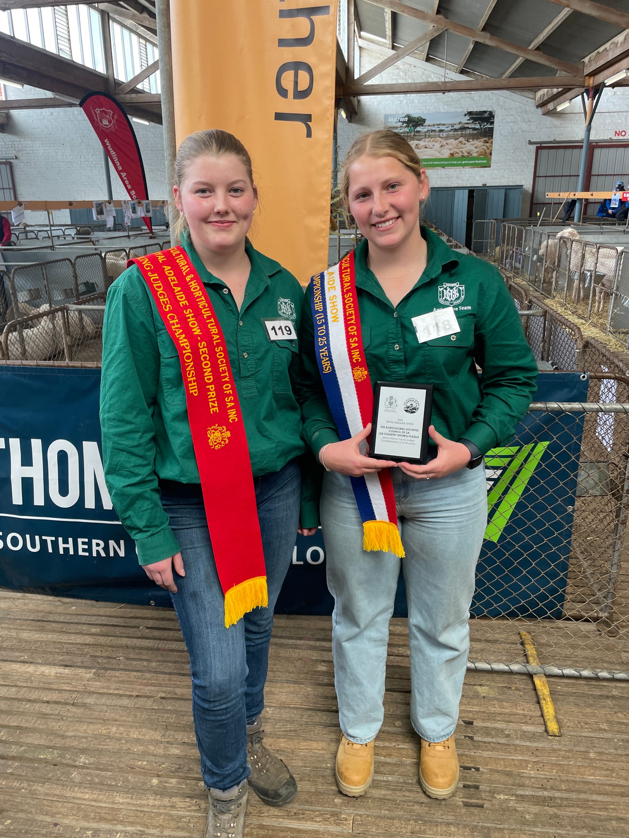 Waikerie’s Merino Fleece judging winners