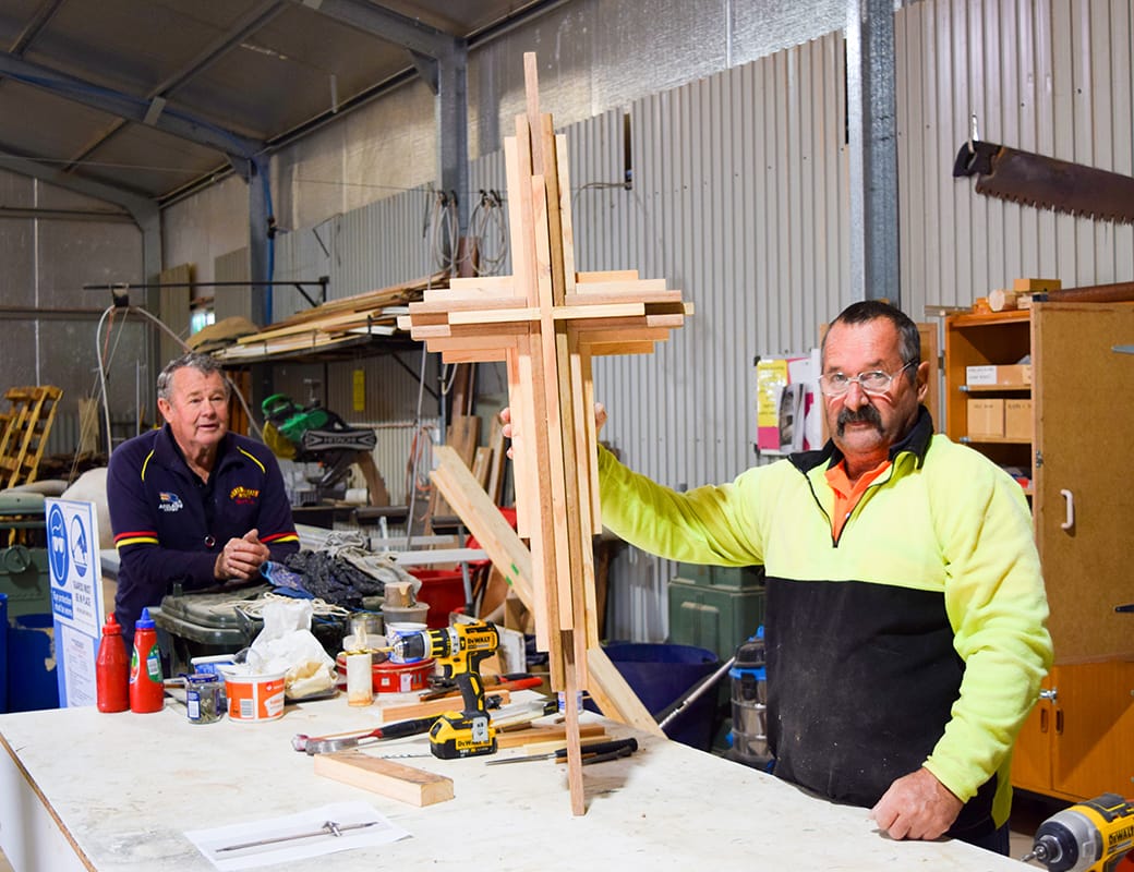 Men’s Shed opens for 10 at a time