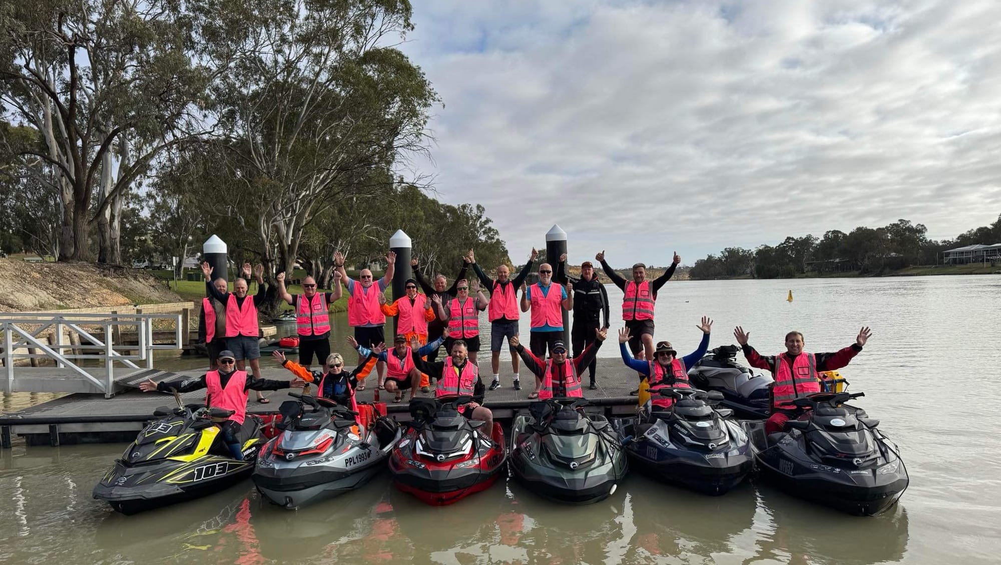 Jet skiing boosts local breast cancer awareness
