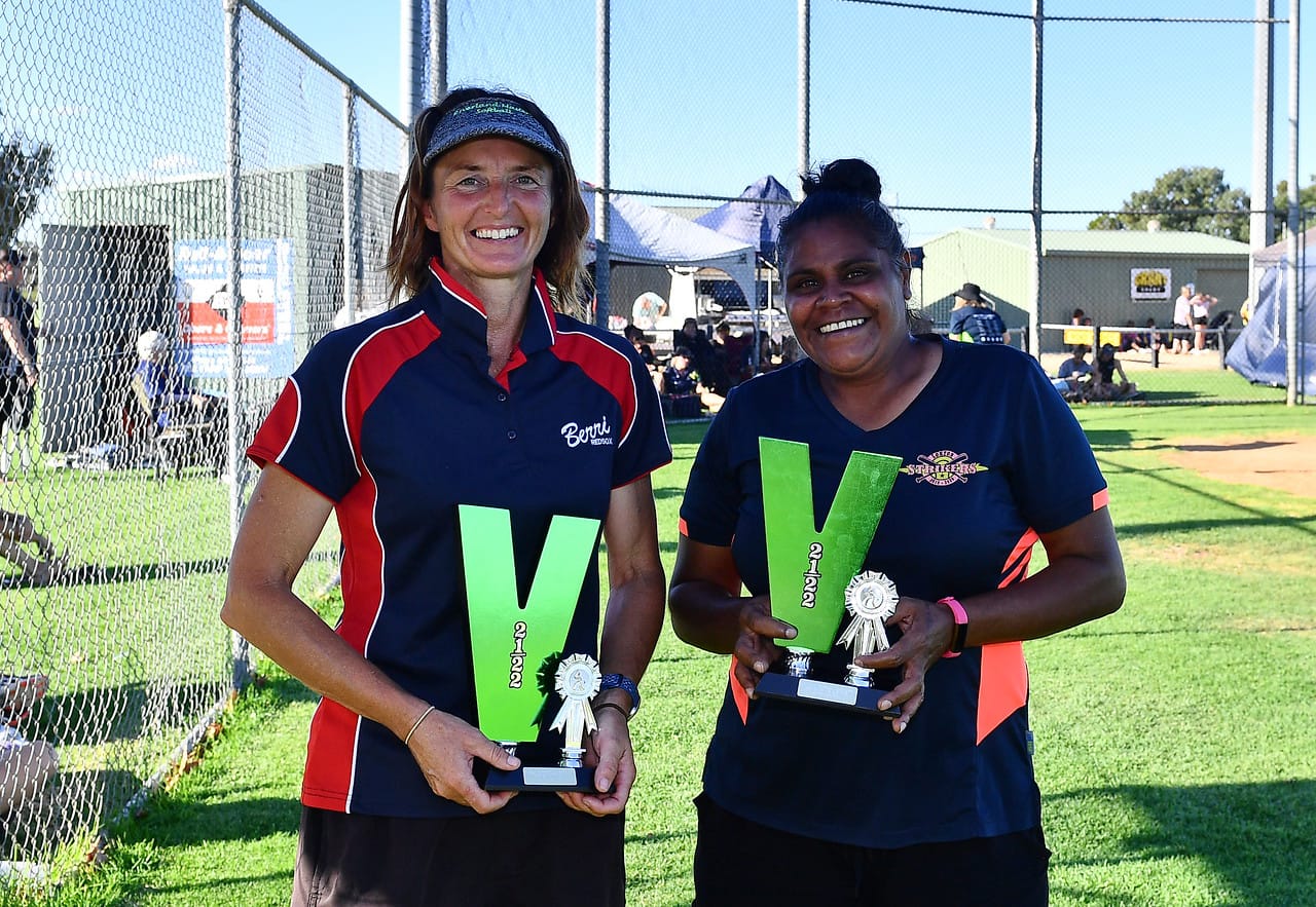 Cobby sets up shot at softball double
