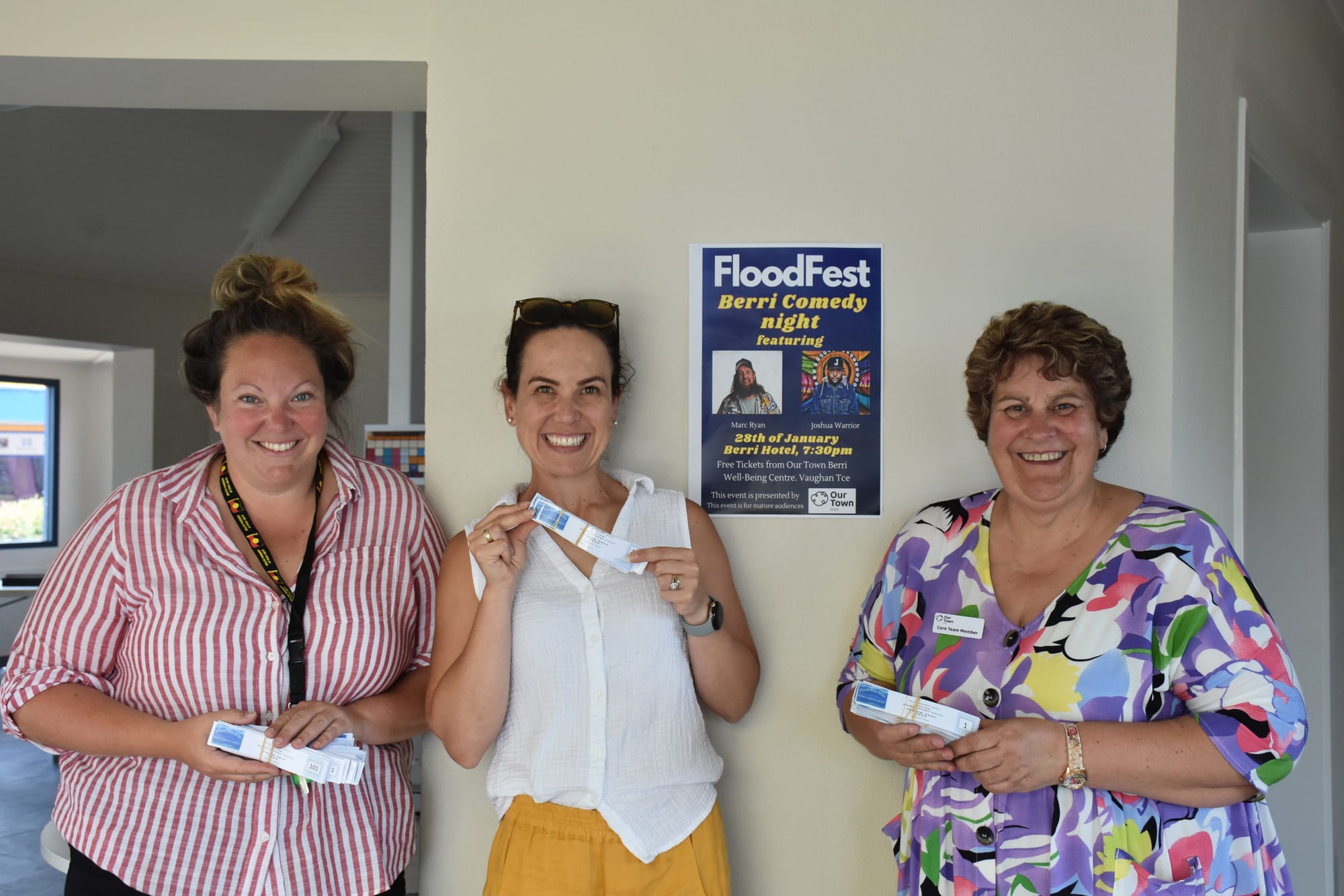 Community positivity focus with Our Town Berri’s FloodFest