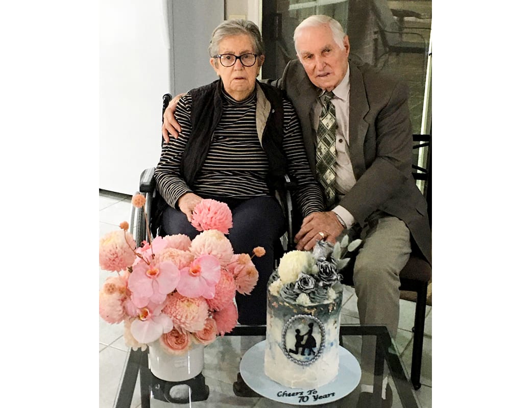 Cheers to 70 years of love