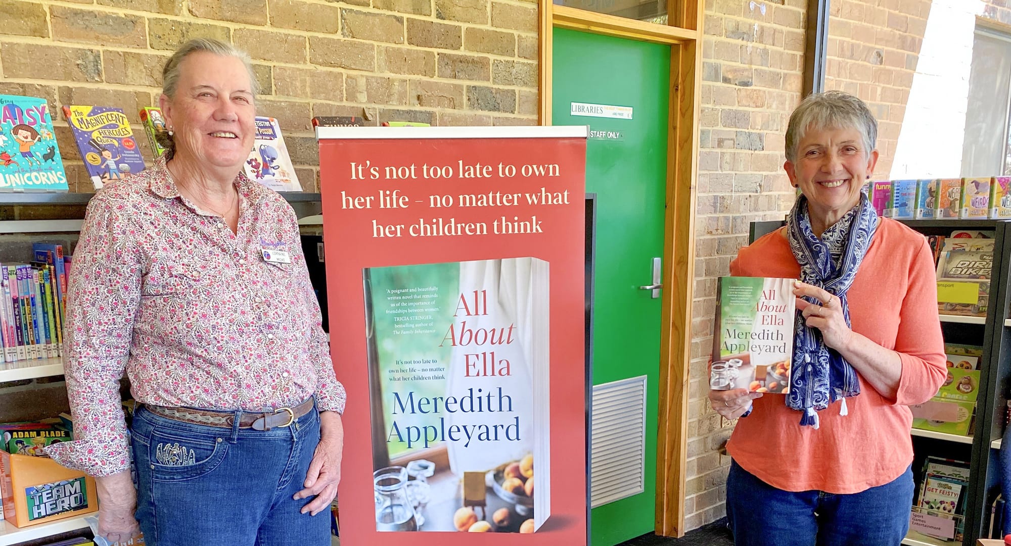 Author returns as welcome guest