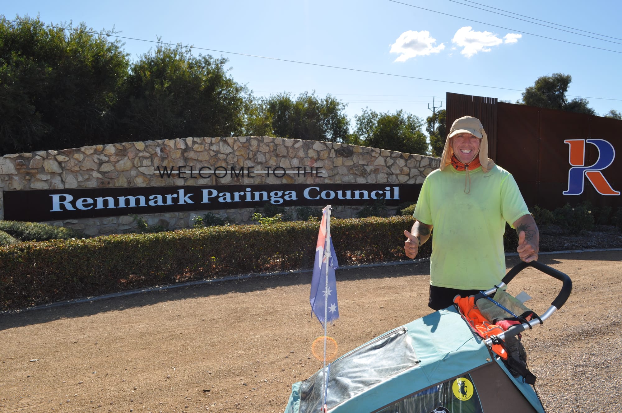 The lost digger arrives in Renmark