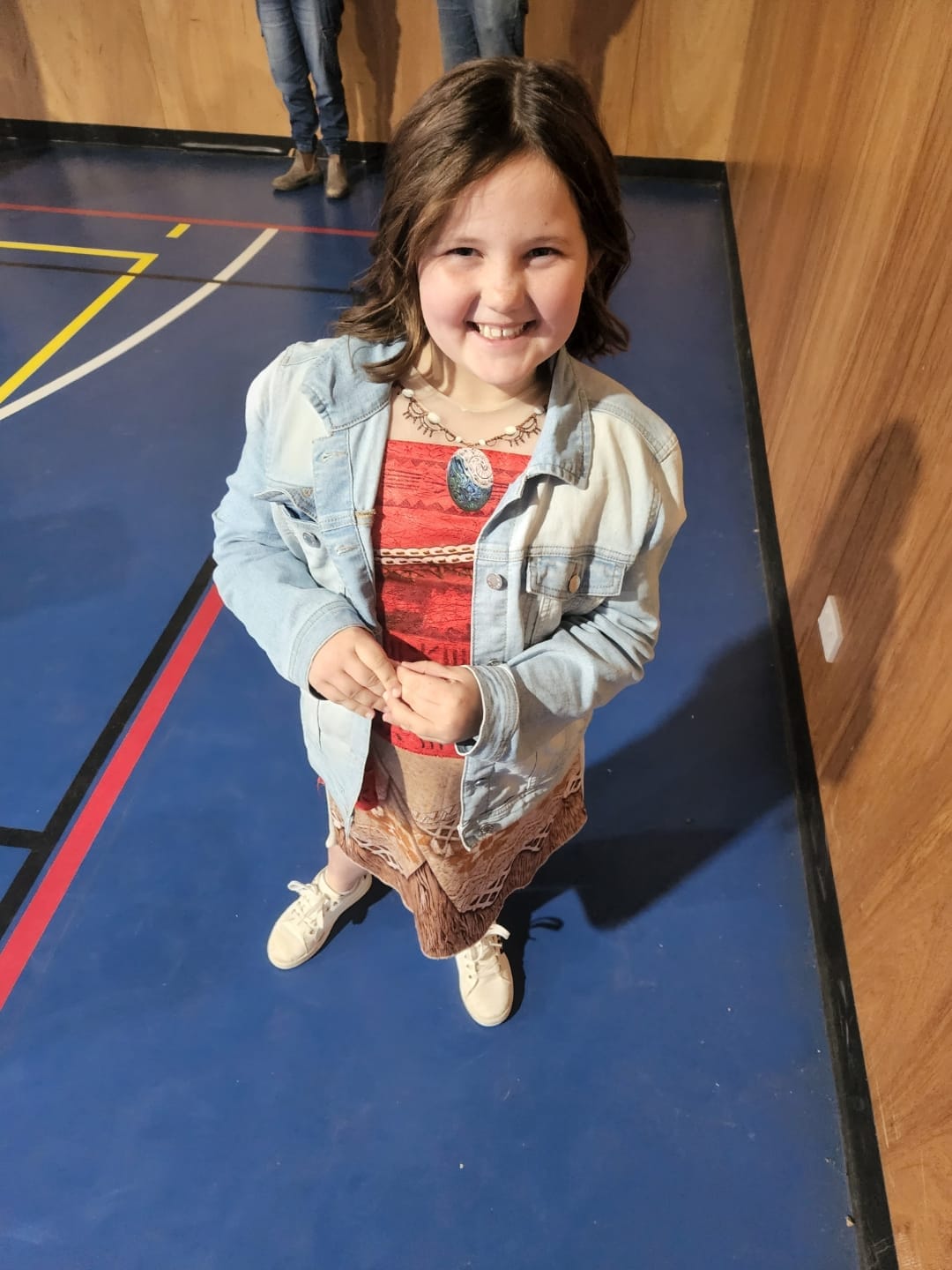 Cobdogla Primary School student Harper Noye, 7, as Moana.