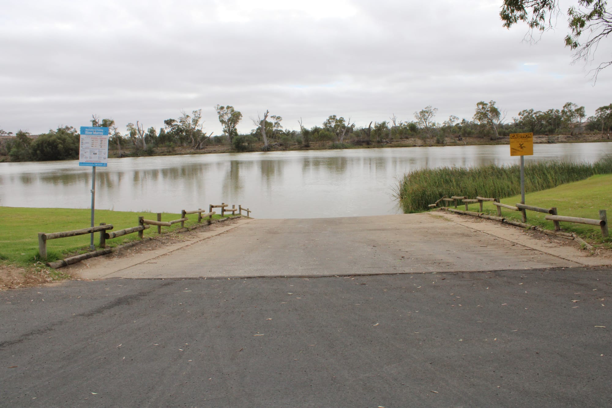 Boat ramp closure in Waikerie