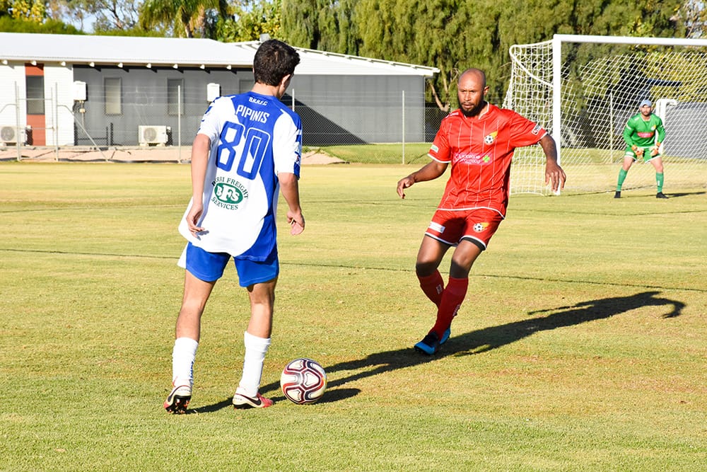 George trades Vanuatu colours for Renmark Olympic’s red