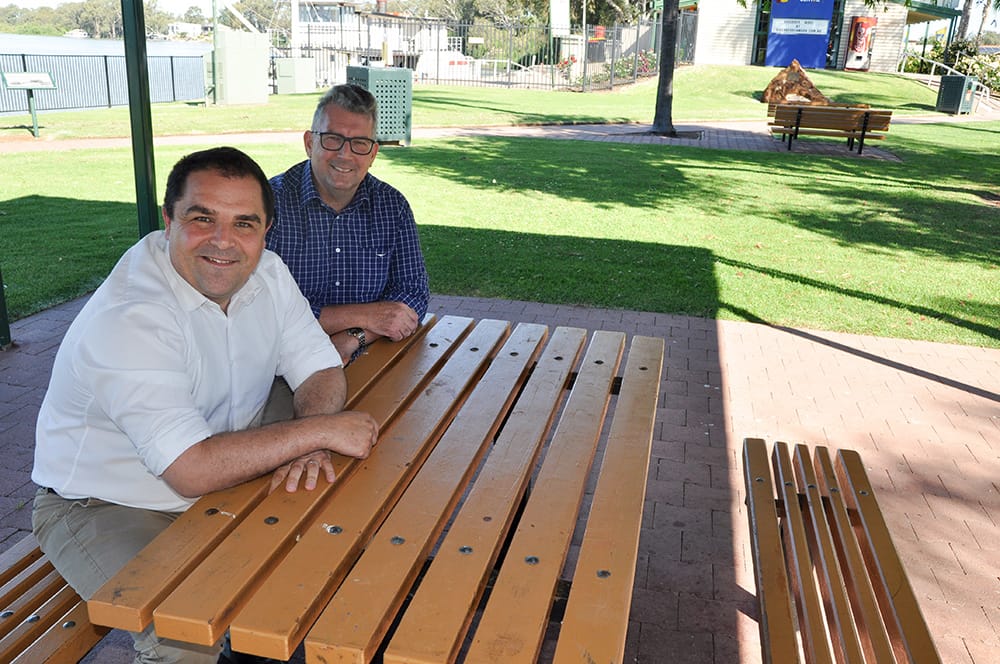 Water minister sits down with locals