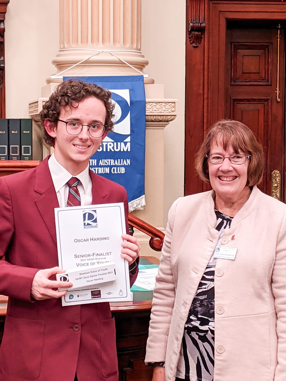 Oscar’s voice heard at Parliament House