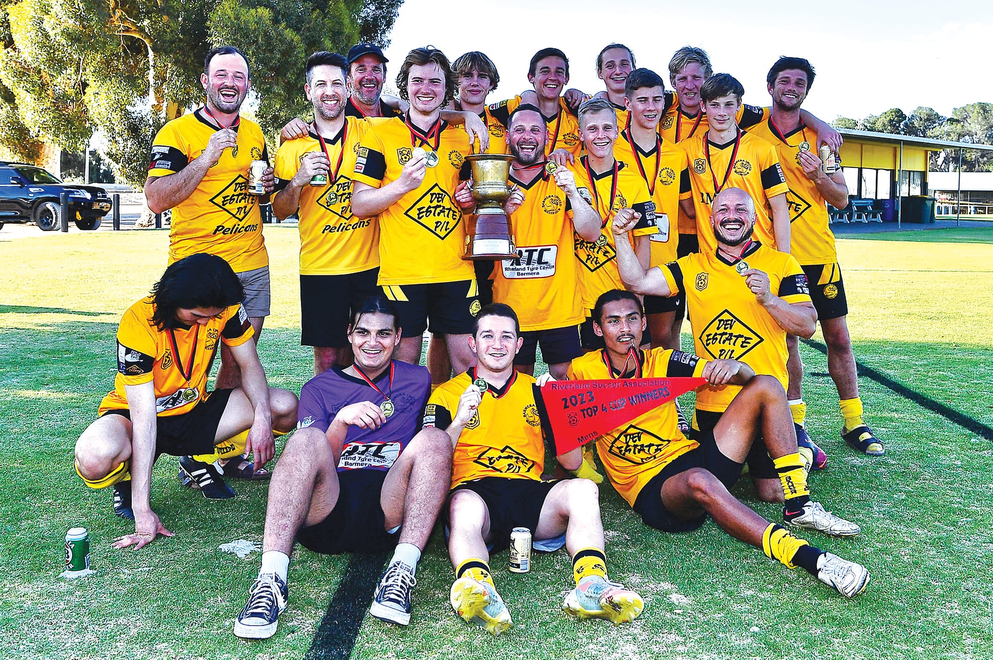 The Pelicans soaring with soccer silverware