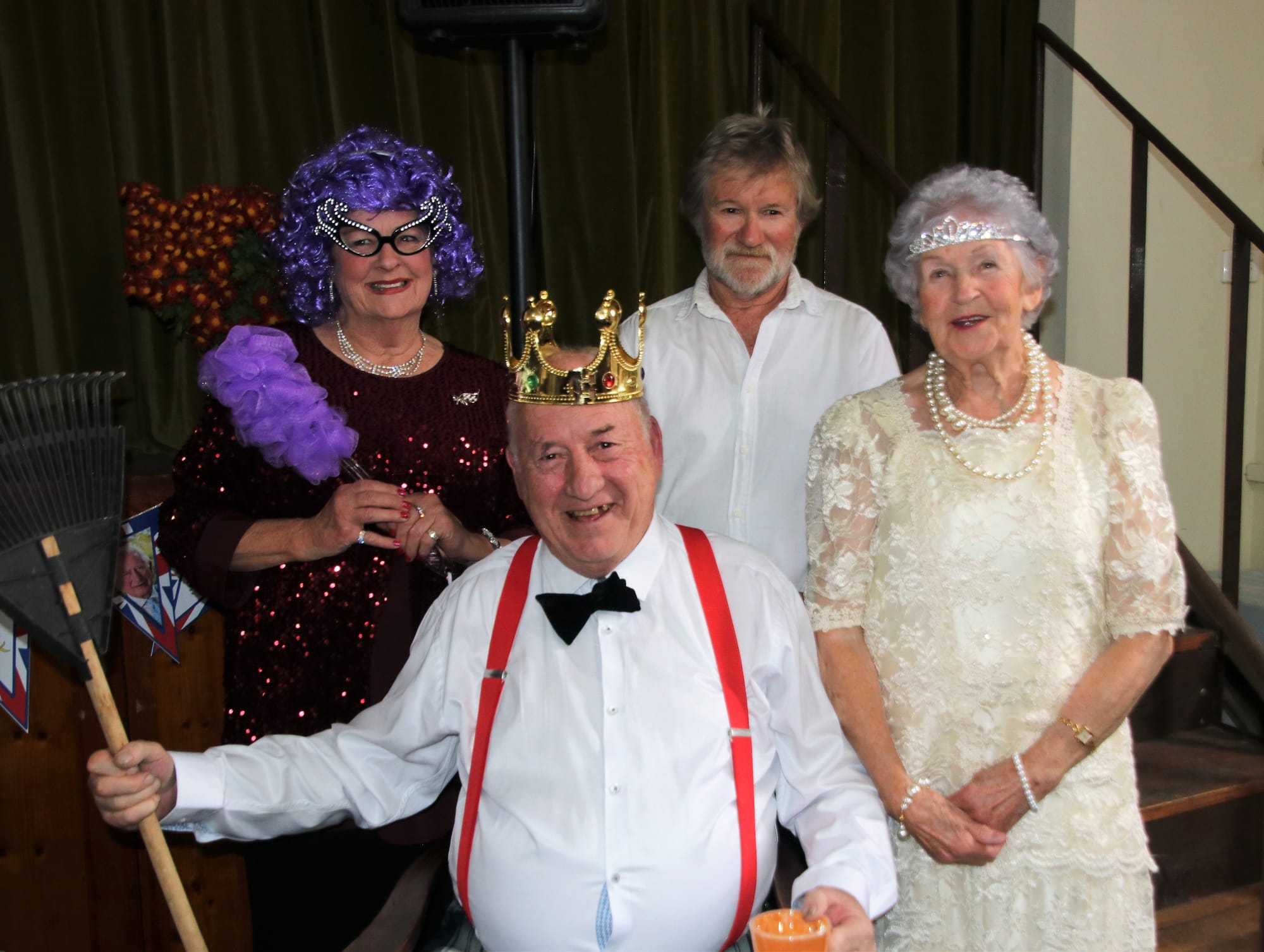 Locals mark coronation with tea time