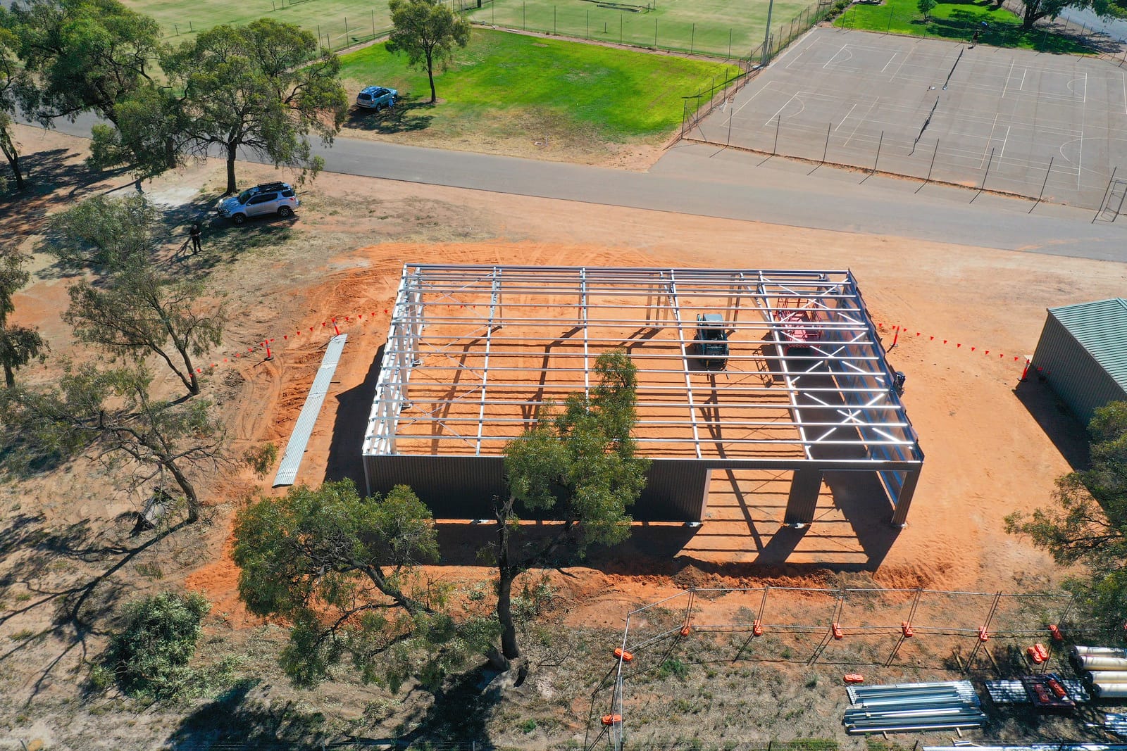 Dinghy Club construction continues