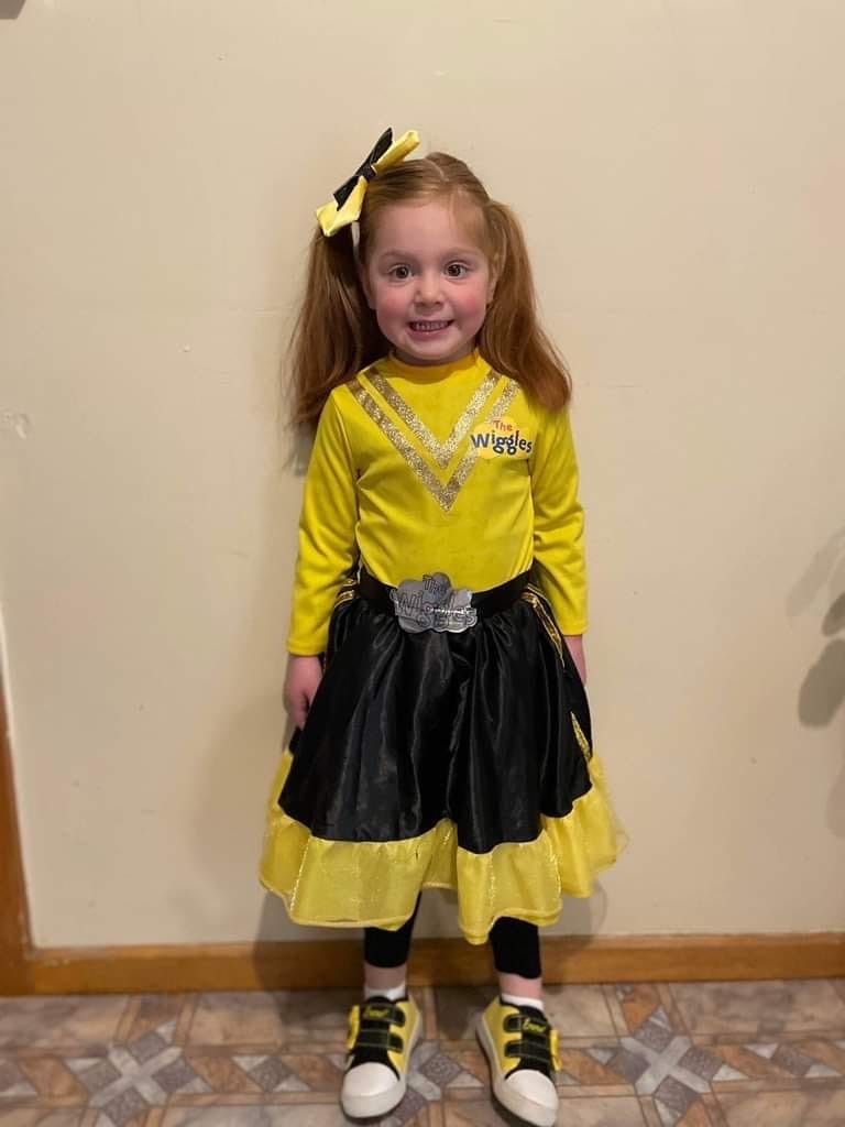 Berri Childcare Centre’s Lottie Kassulke, 3, as Emma Wiggle.