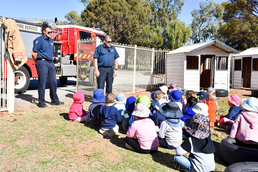 Children learn importance of fire safety