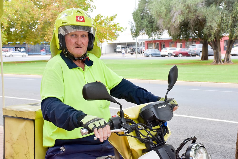 Postie delivers his last letter