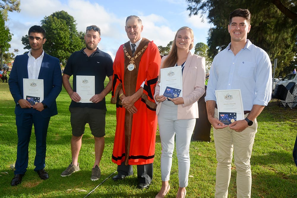 Four locals officially call Australia home