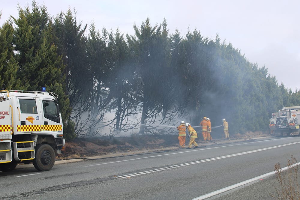 Ignorant drivers impacting firefighters