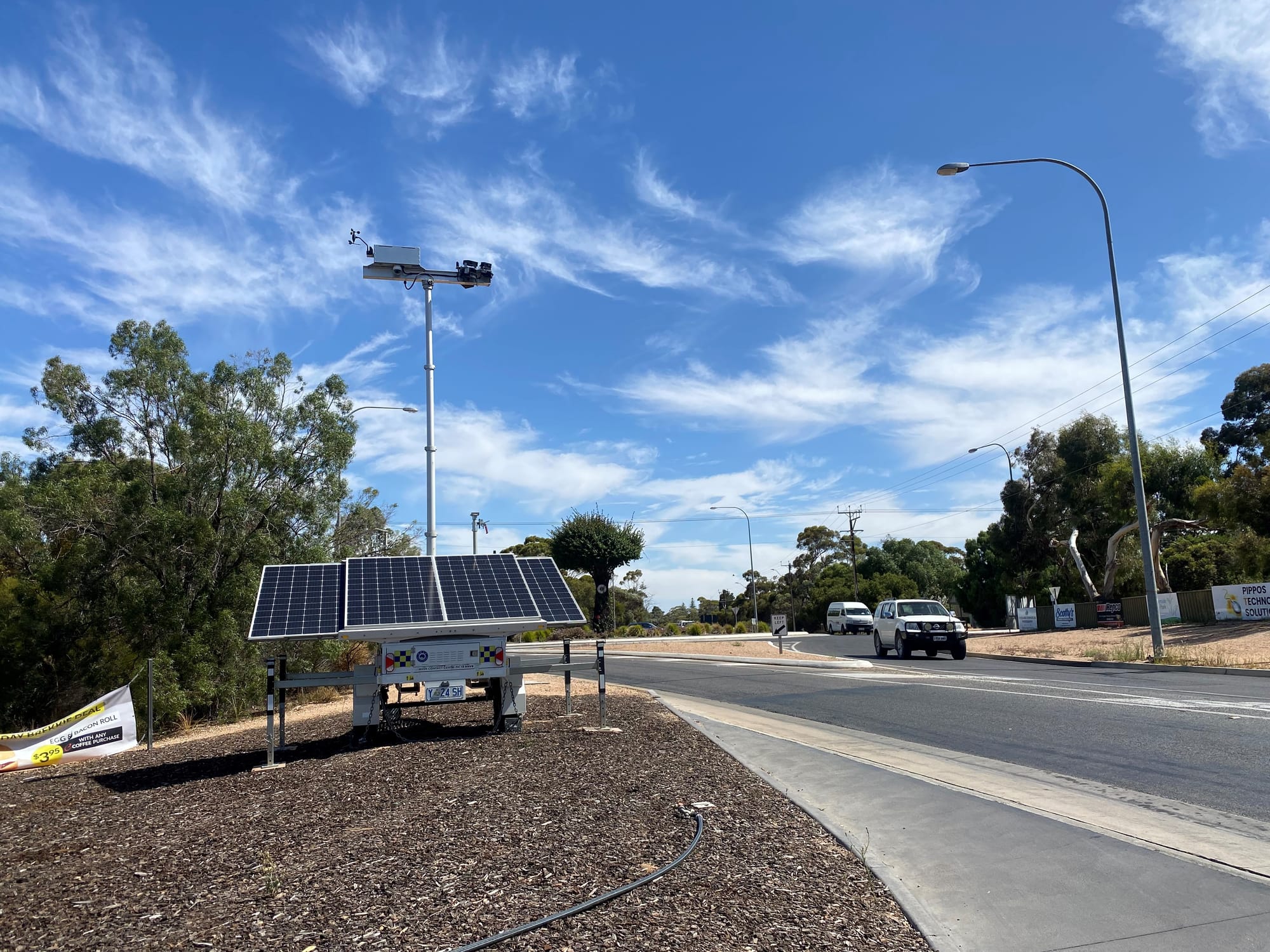 Tracking trucks in Berri, not speeding drivers