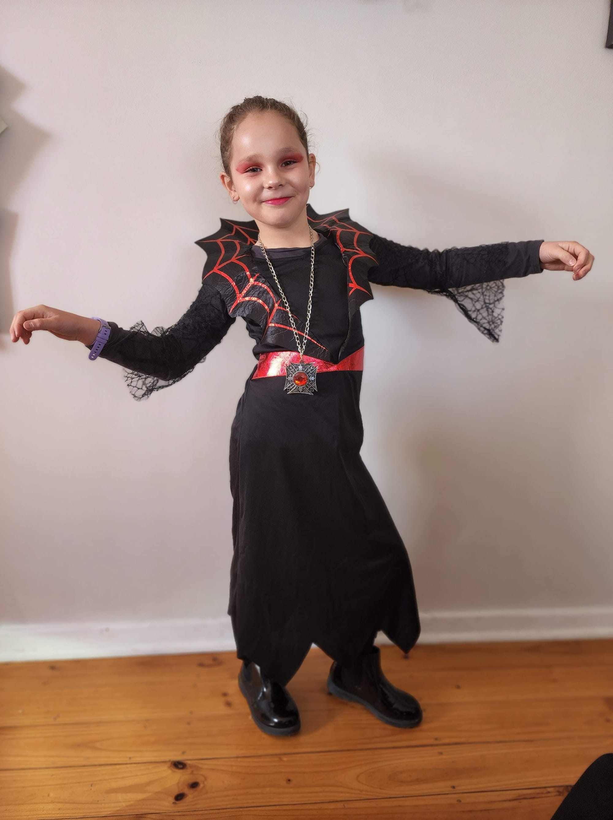 Loxton Lutheran School student Alice Hanson, 8, as a vampire.

