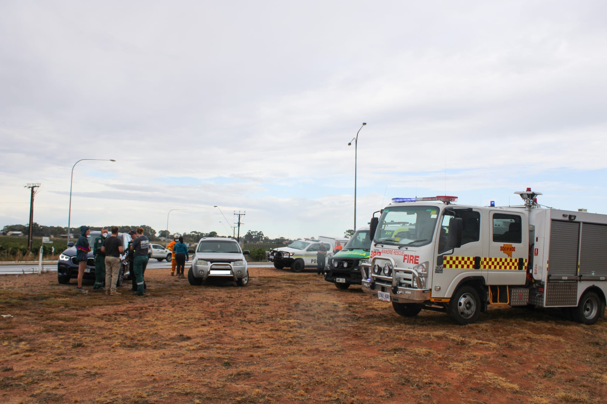 Waikerie collision drivers escape injury