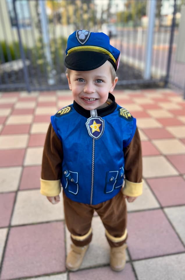  Renmark Children's Centre's Logan ter Bogt, 2, as Chase from Paw Patrol.
