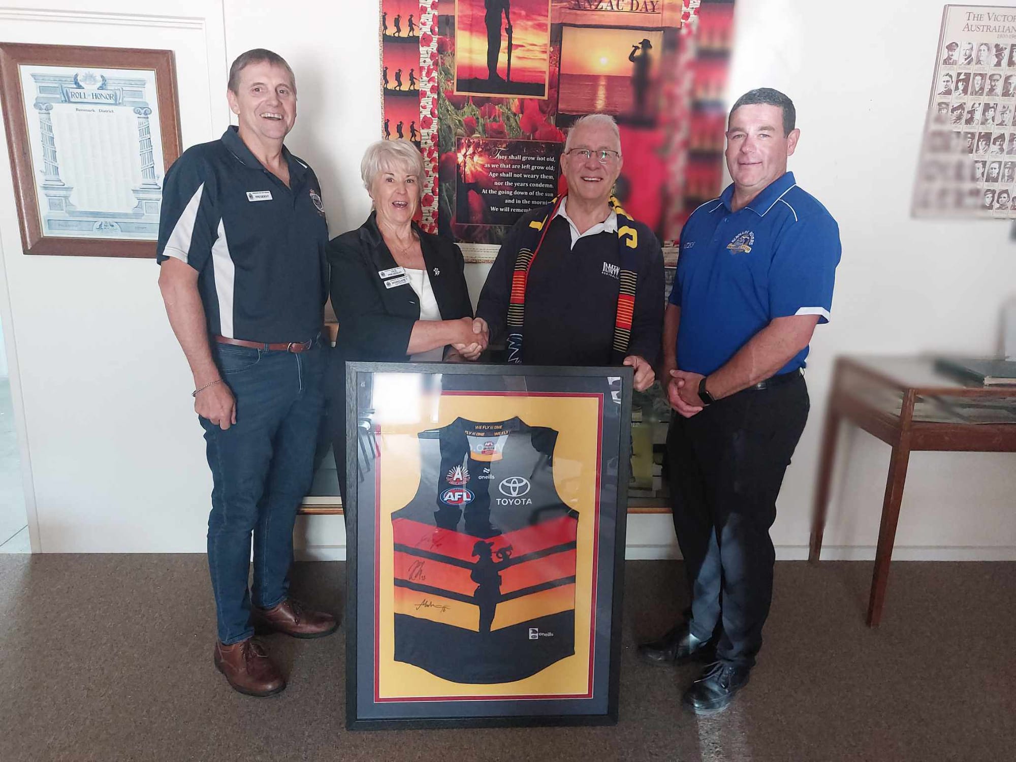 Bronte gets the guernsey in RSL raffle