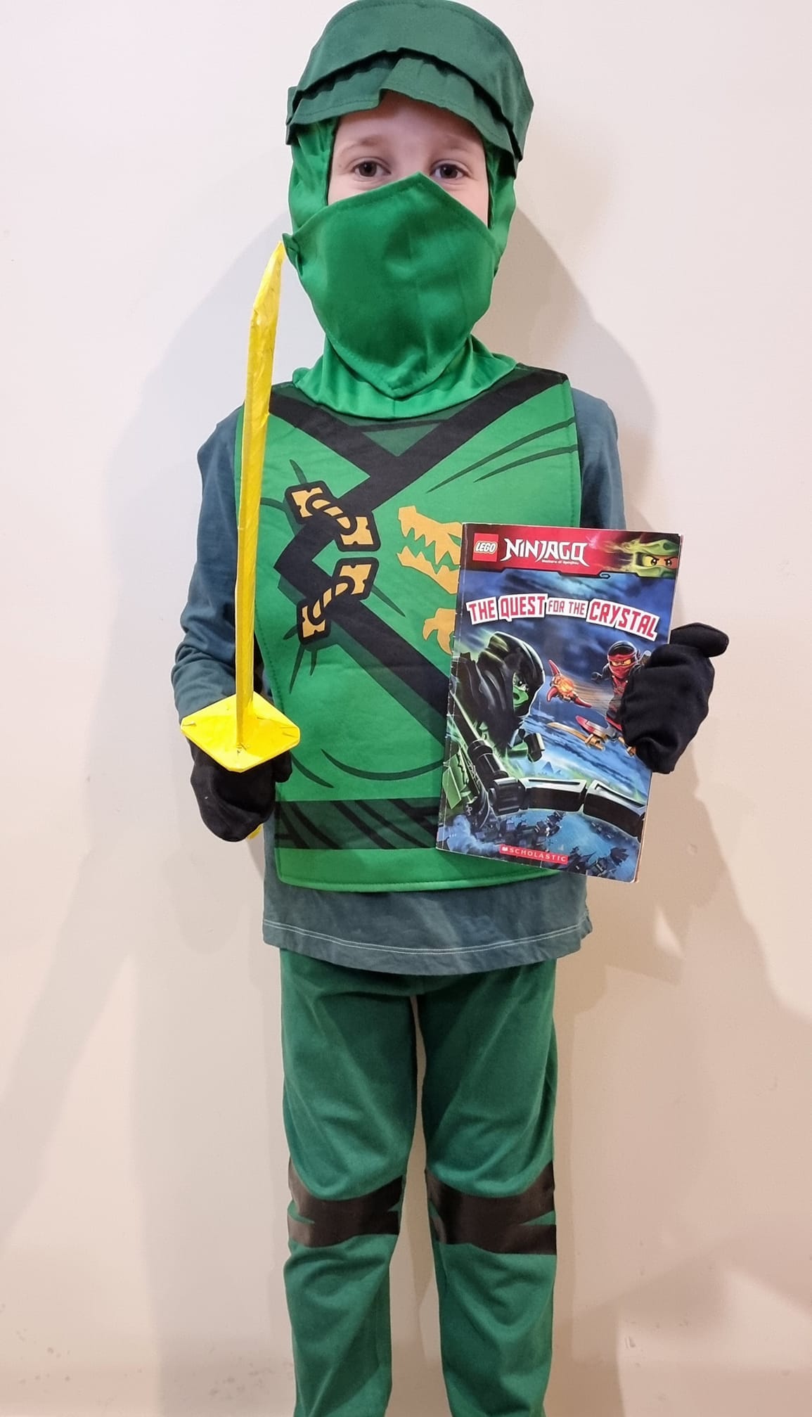 Loxton Lutheran School student Logan Taylor, 6, as Lloyd from Lego Ninjago.
