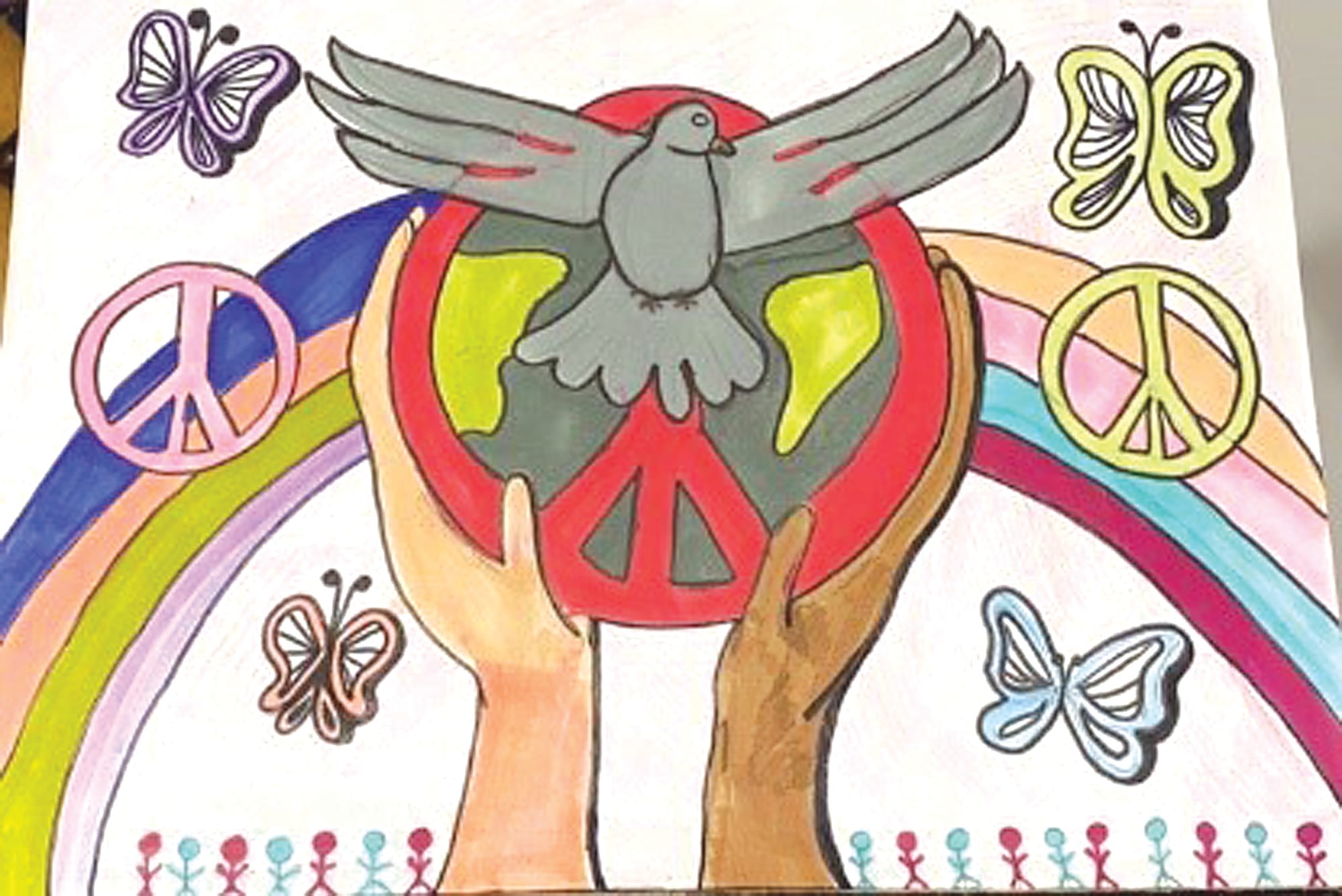 Young visions of peace in Lions comp