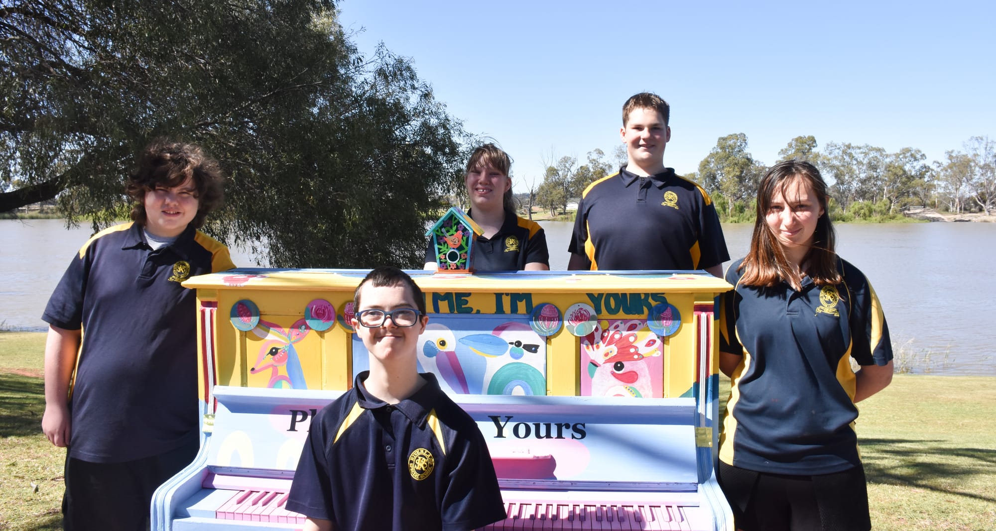 Recycled piano’s new home