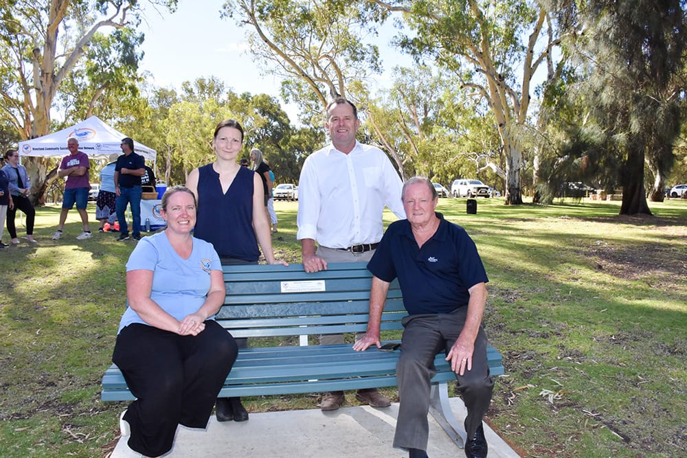 Berri bench gives locals a place to sit and reflect
